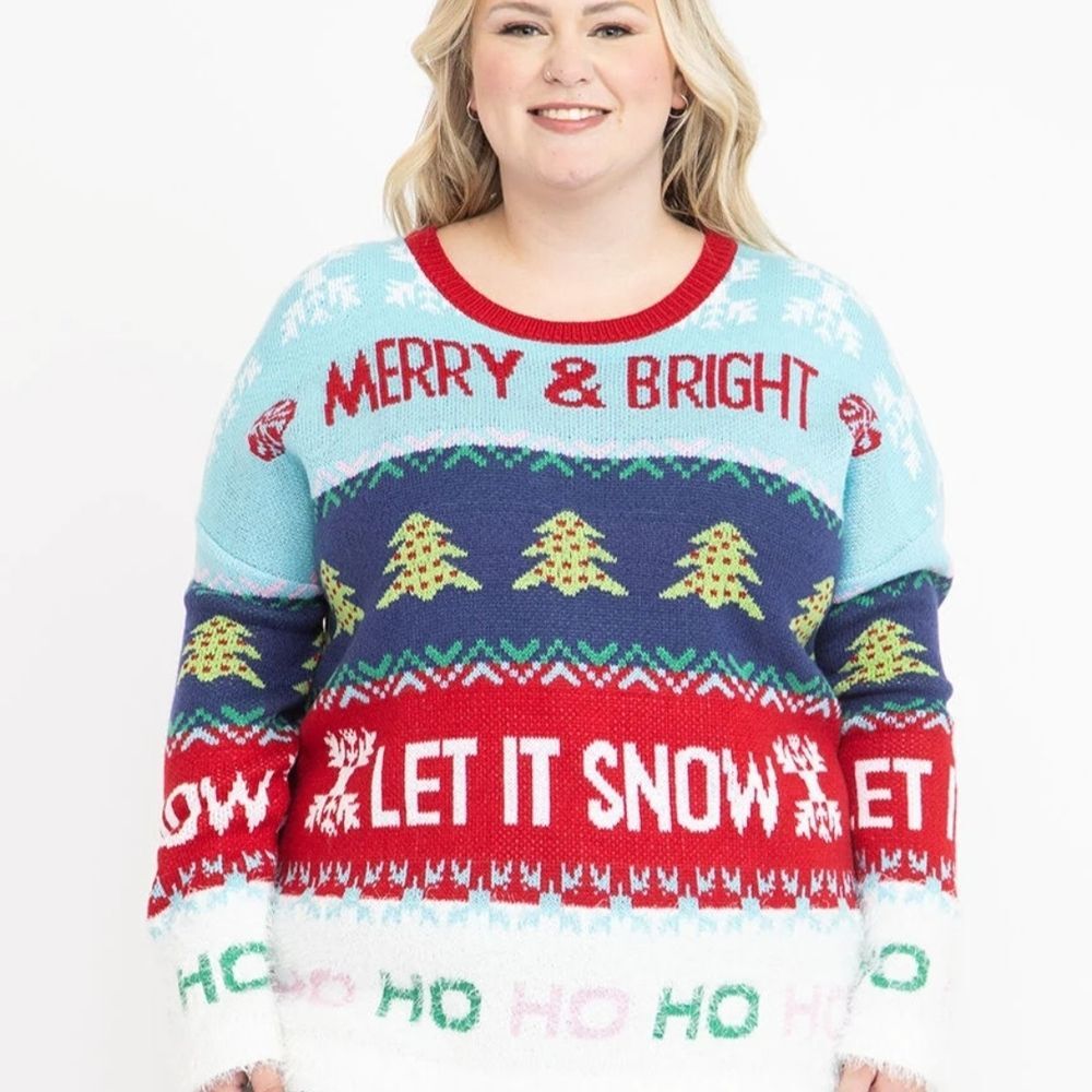33 Degrees Merry & Bright Christmas Sweater Size XXL